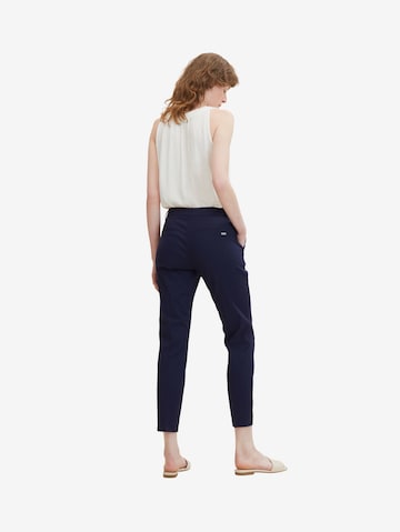 Coupe slim Pantalon 'Mia' TOM TAILOR en bleu