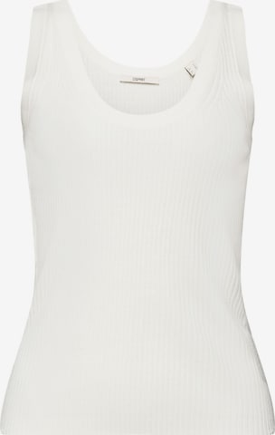 ESPRIT Knitted Top in White: front