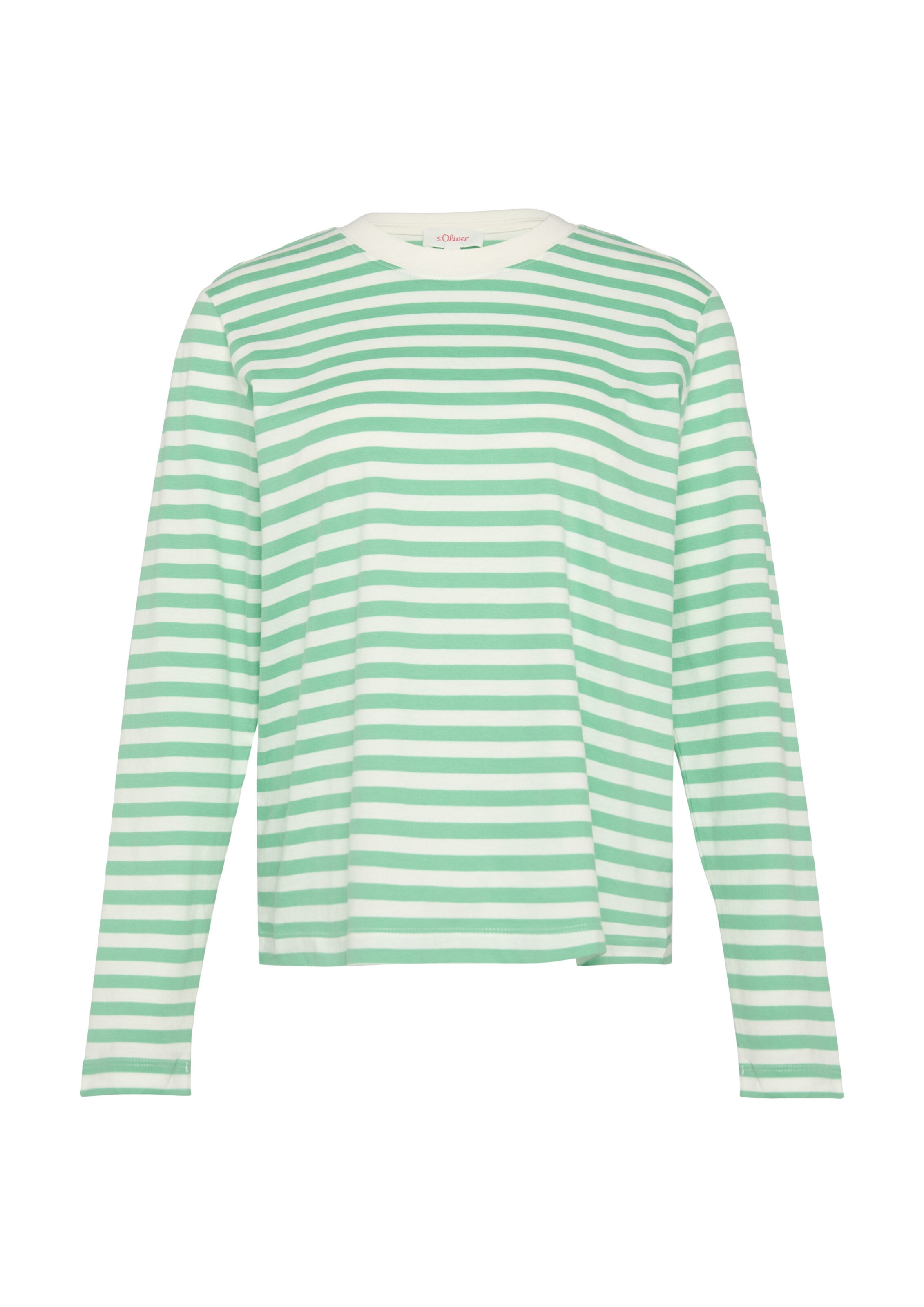 T-shirt s.Oliver en vert : devant