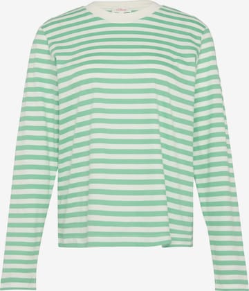 T-shirt s.Oliver en vert : devant