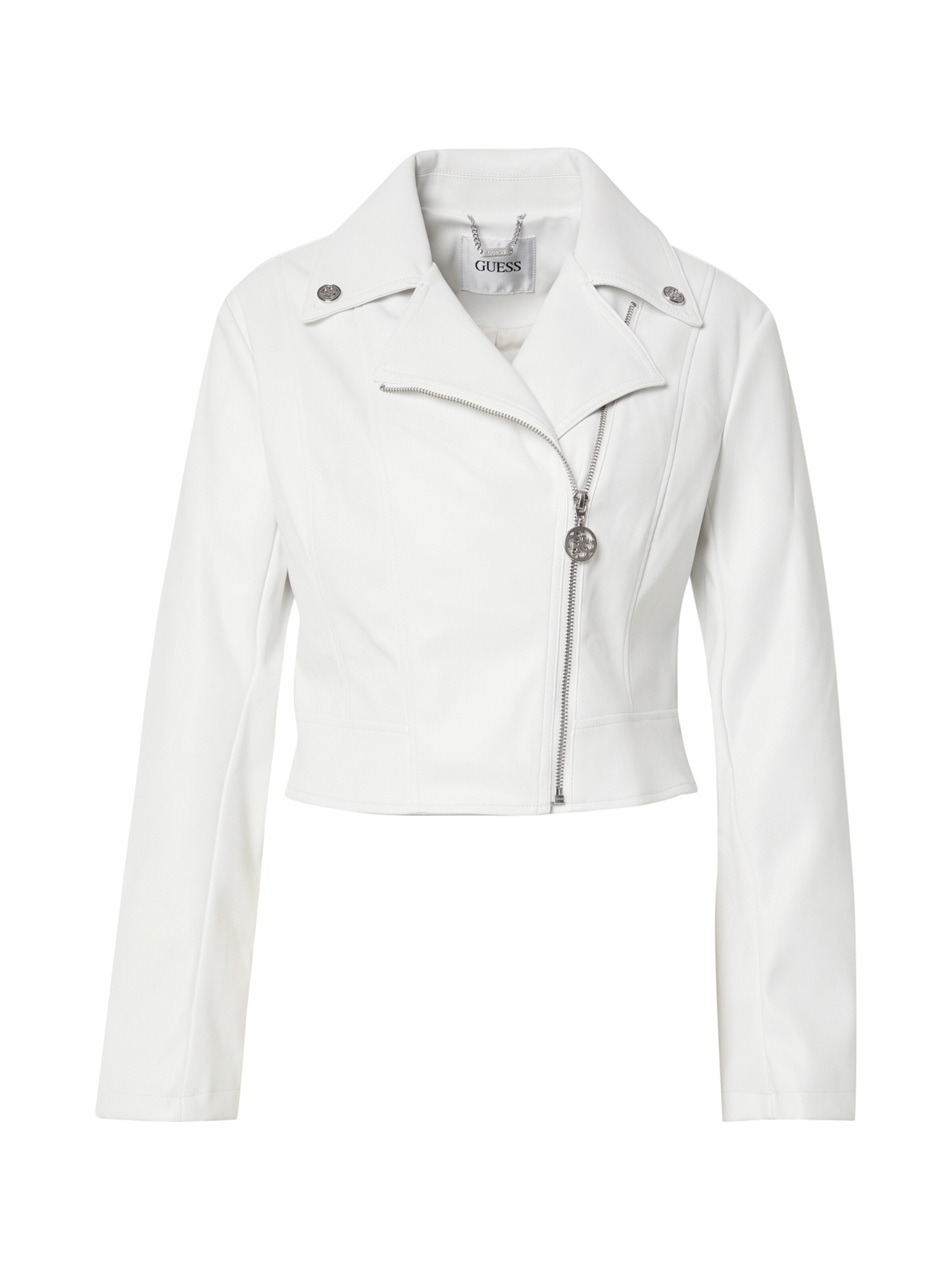 GUESS Jacke 'CLEMENCE' in Weiß: Vorderseite