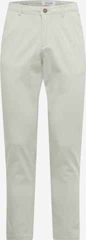 JACK & JONES - Slimfit Calças chino 'MARCO BOWIE' em cinzento: frente