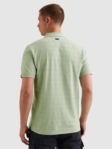 PME Legend - Camiseta 'Polo shirt in jersey with stripe pattern' en verde