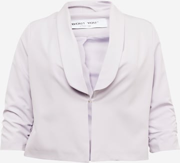 ABOUT YOU Curvy Blazer 'Fina' in Purple: front