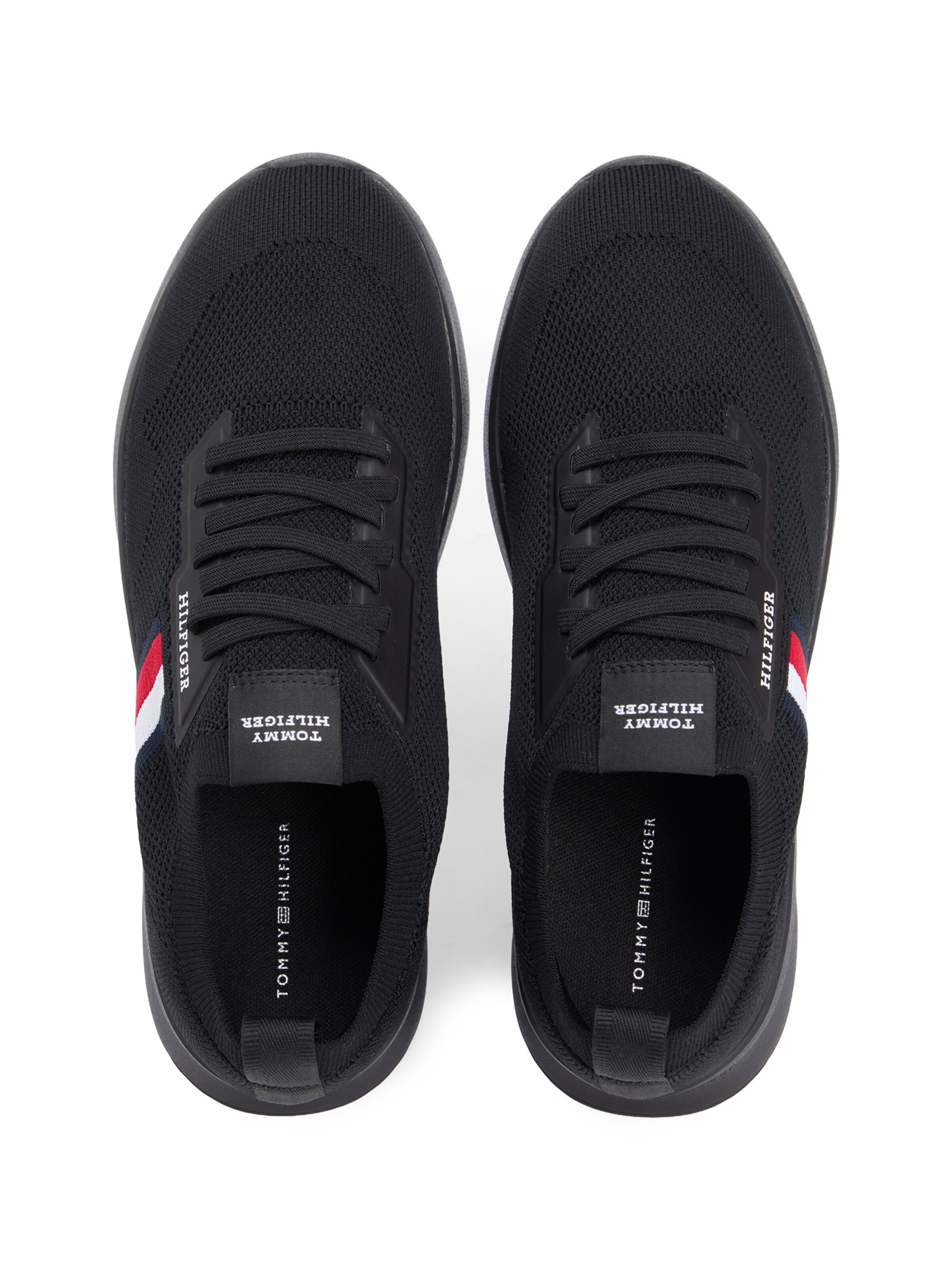 TOMMY HILFIGER Nizke superge | črna barva