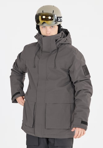 SLOPE Skijacke 'Chescott' in Grau: Vorderseite