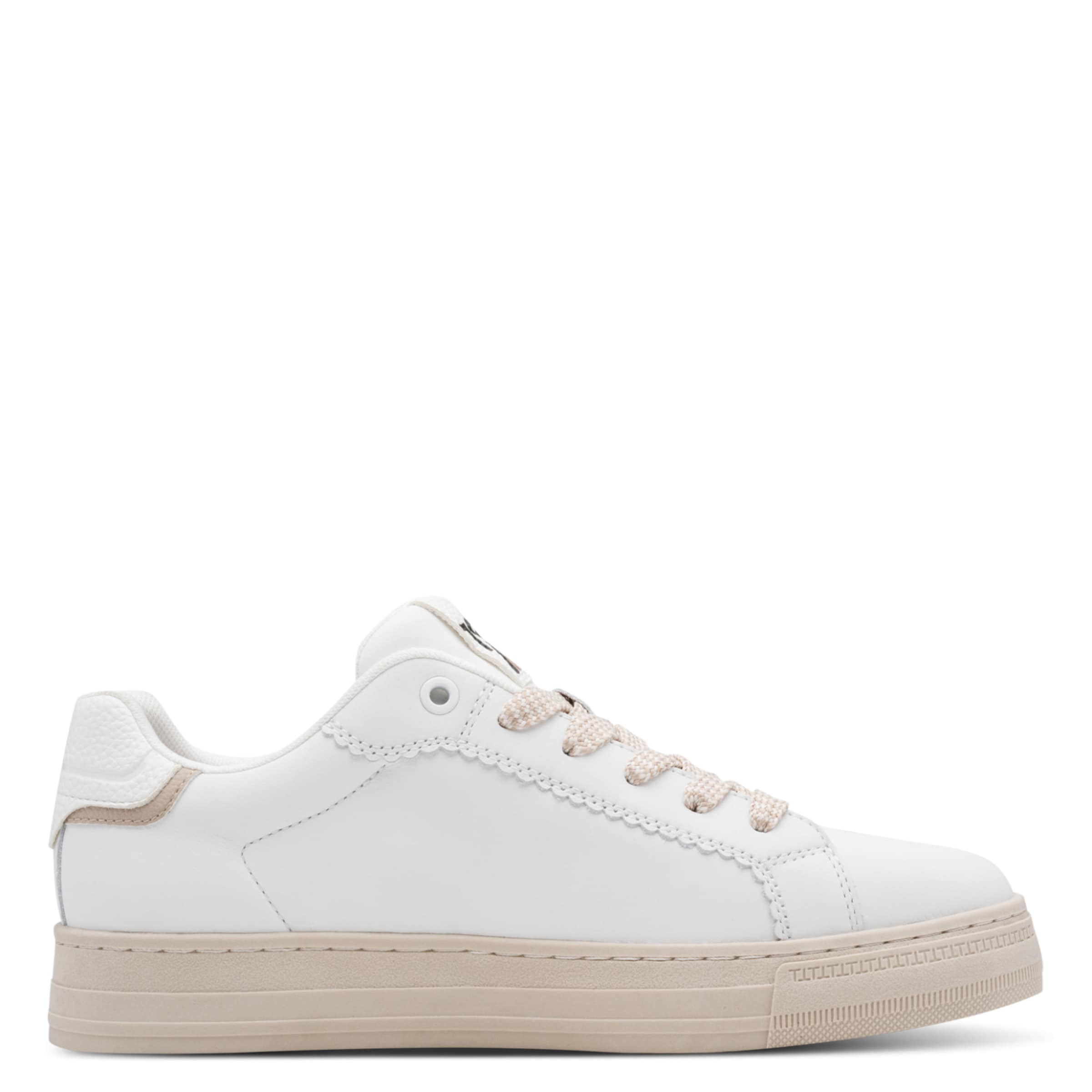 Tamaris Sneakersy niskie w kolorze biały