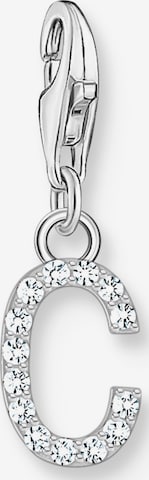 Thomas Sabo Pendant 'Buchstabe C' in Silver: front