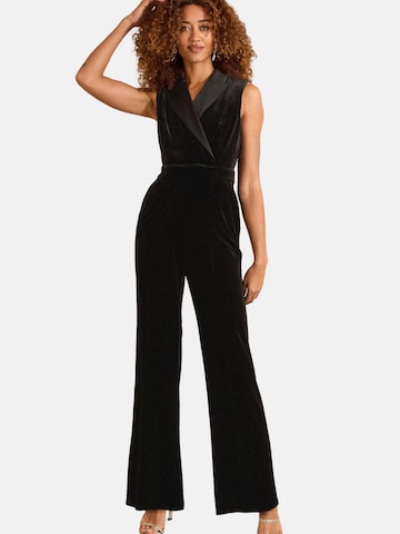 Tuta jumpsuit di love & roses in nero: frontale
