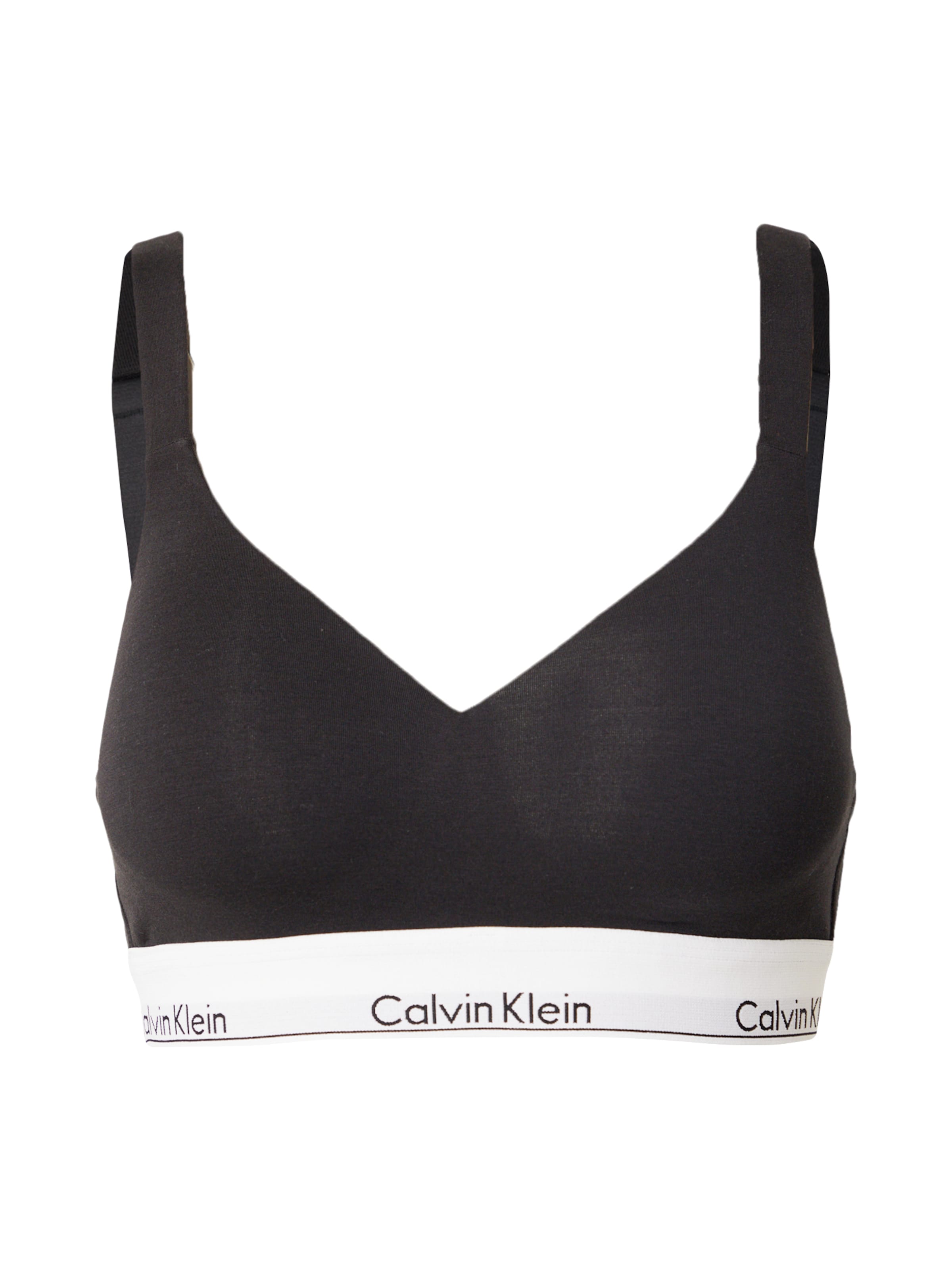 Bustino Reggiseno di Calvin Klein Underwear in nero: frontale