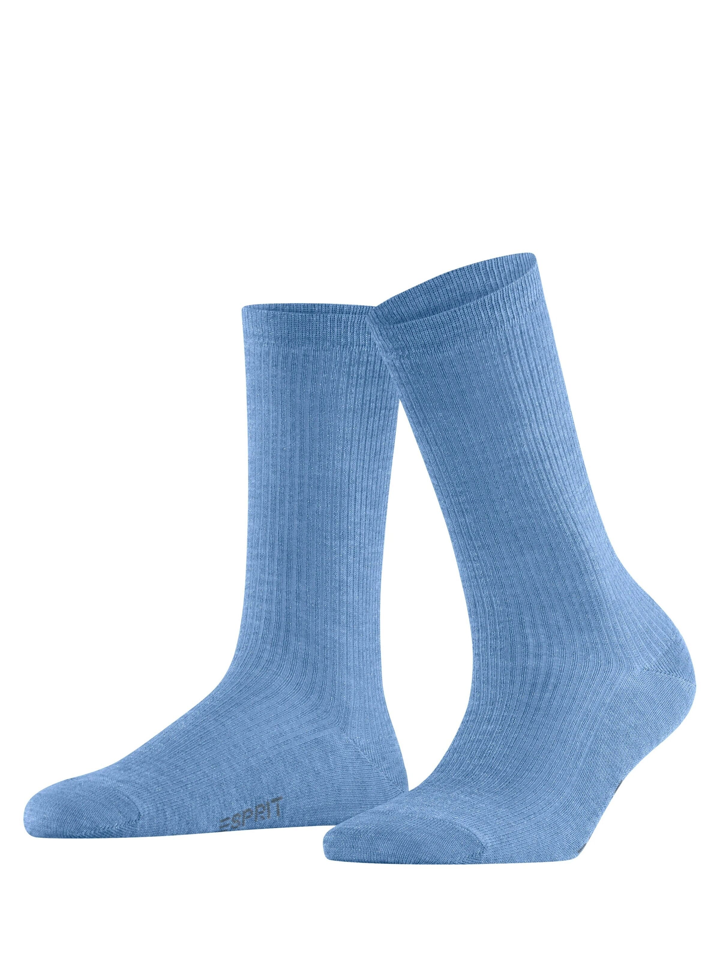 ESPRIT Socken 'Reflection Rib' in Blau: Vorderseite