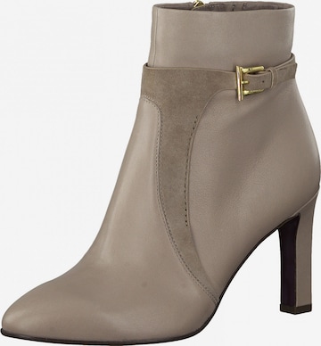 Tamaris Heart & Sole Ankle Boots in Grey: front
