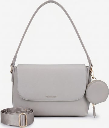 Vivisence Schultertasche 'T0024' in Grau: Vorderseite