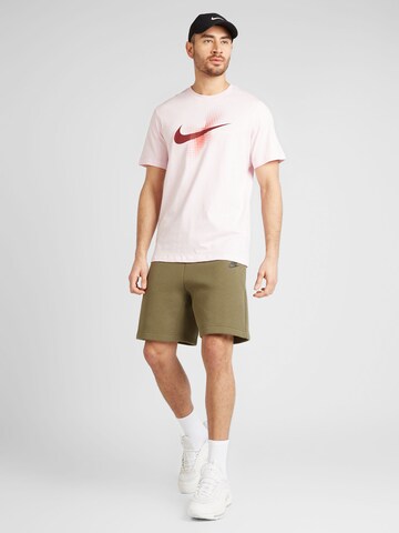 Nike Sportswear Shirt 'SWOOSH' in Roze