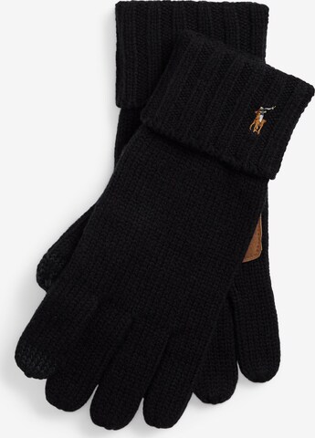 Polo Ralph Lauren Prstové rukavice – černá