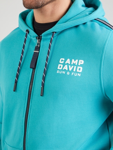 CAMP DAVID Collegetakki värissä vihreä