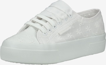 SUPERGA - Zapatillas deportivas bajas en blanco: frente