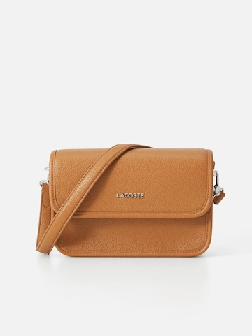 LACOSTE Skuldertaske i brun: forside