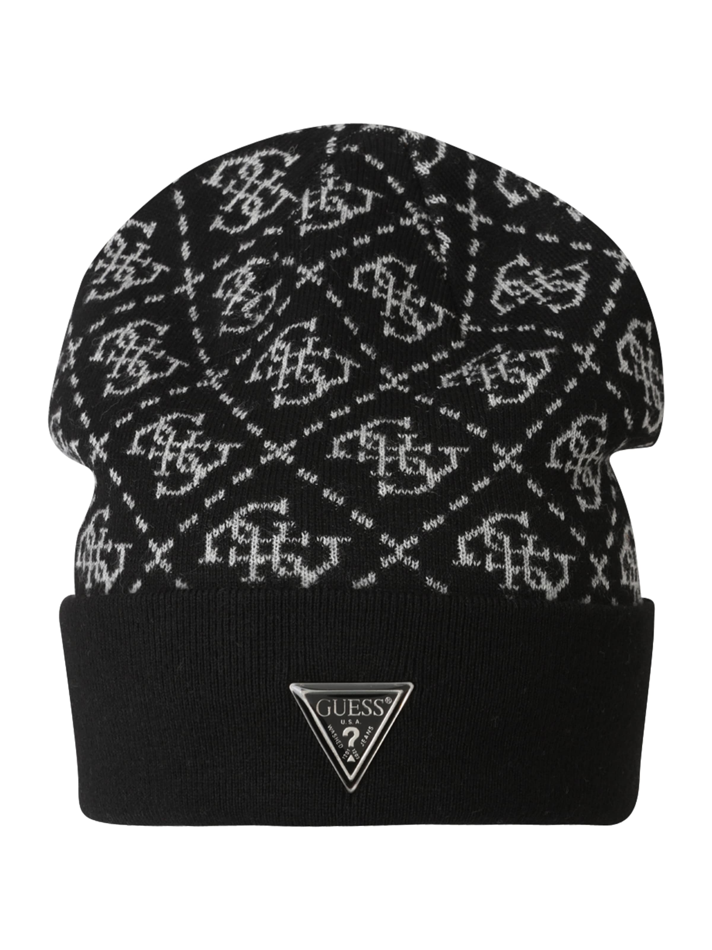 GUESSKapa '4G BEANIE' - crna boja