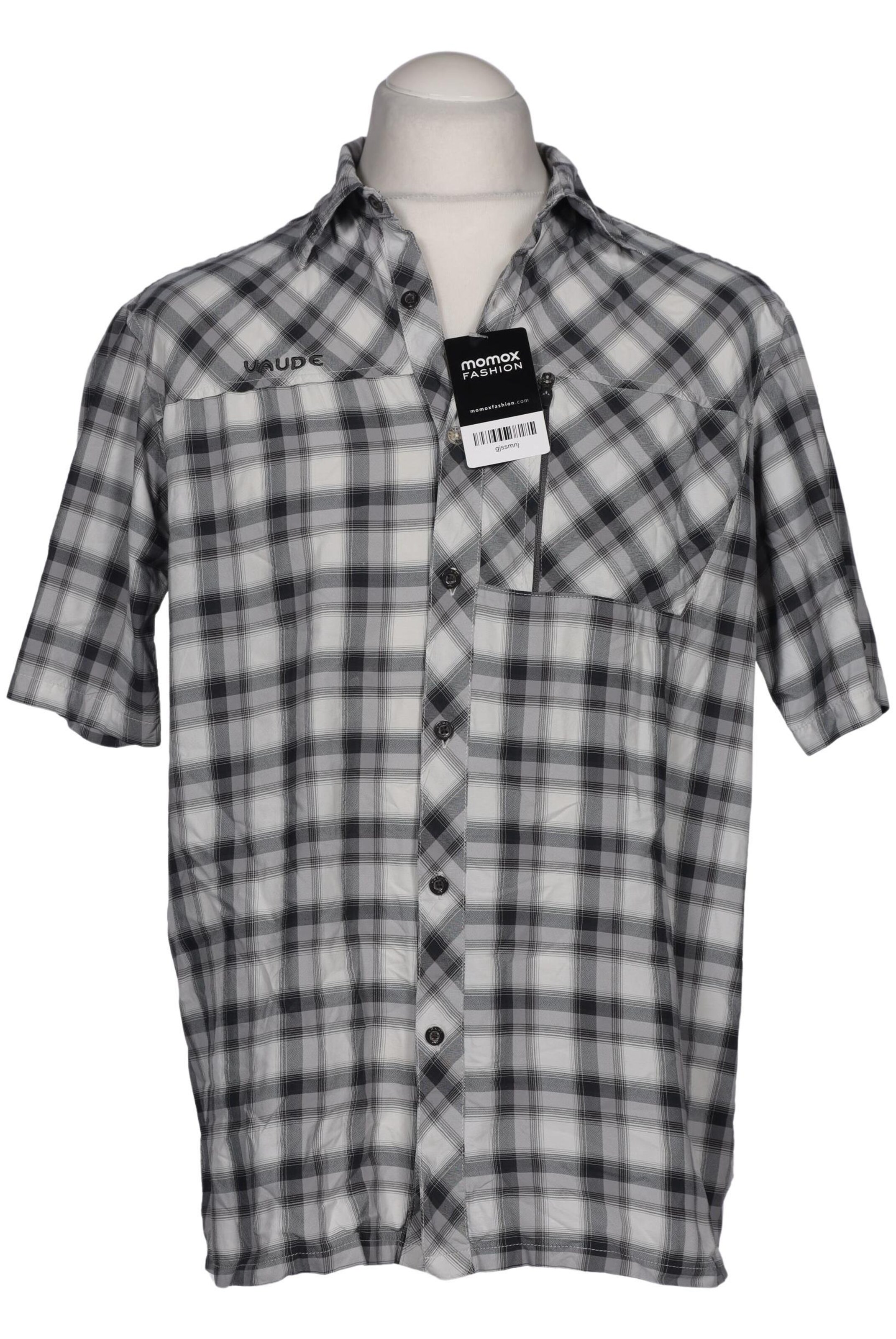 VAUDE Button Up Shirt in M-L in Grey: front
