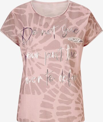 T-shirt heine en rose : devant