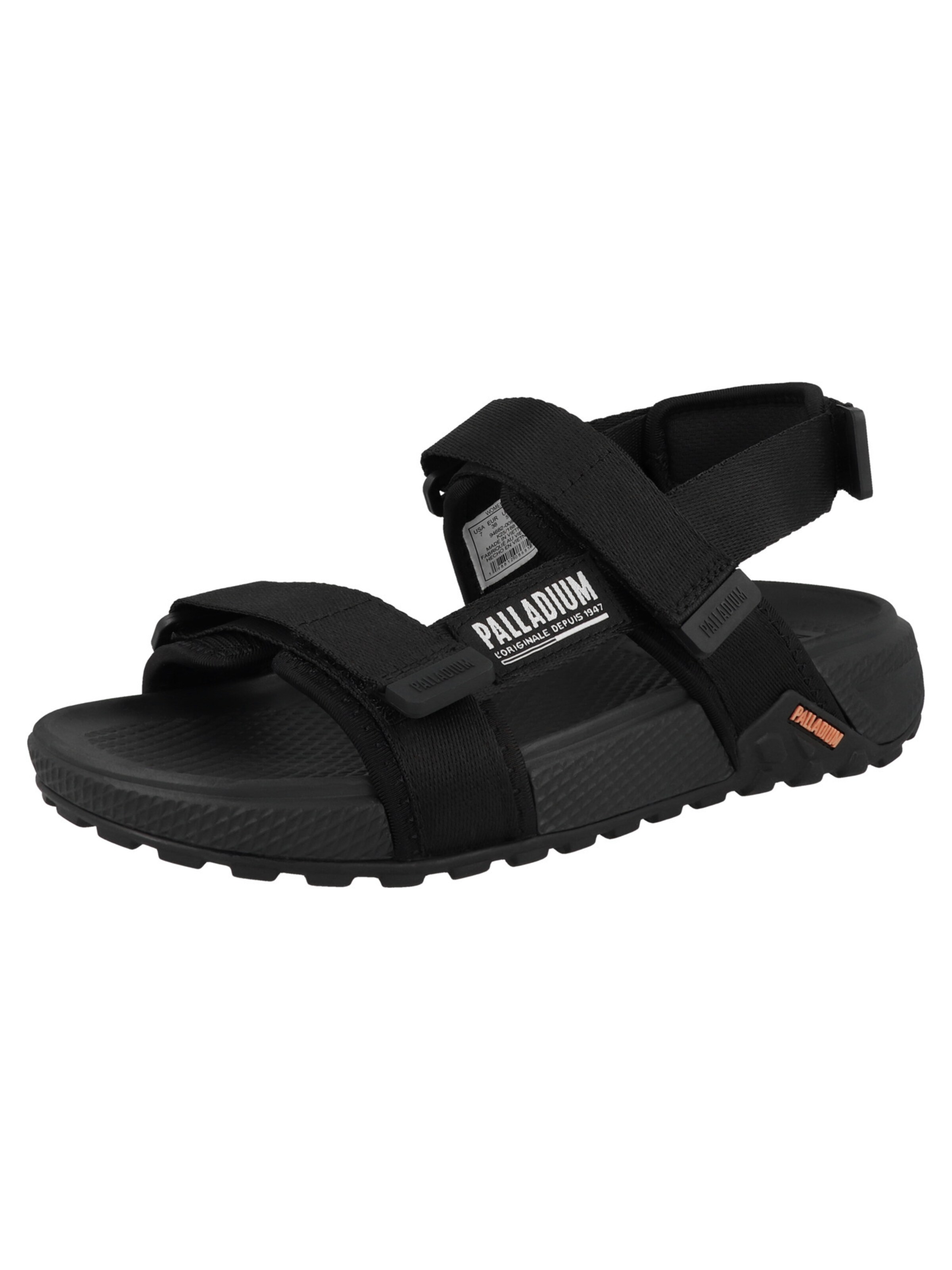 Palladium Sandale 'Offsandal Strap' in Schwarz: Vorderseite