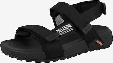 Sandales 'Offsandal Strap' Palladium en noir : devant