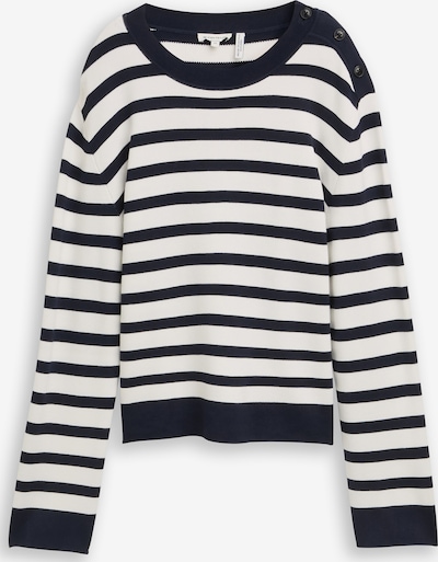 TOM TAILOR Neulepaita värissä marine / valkoinen, Tuotenäkymä