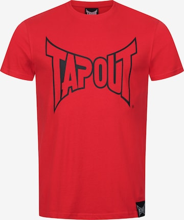 Maglietta di Tapout in rosso: frontale