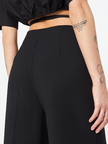 Wide Leg Pantalon Warehouse en noir