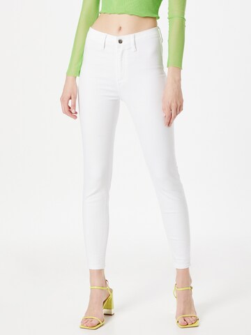 River Island Skinny Jeans 'KAIA' in White: front