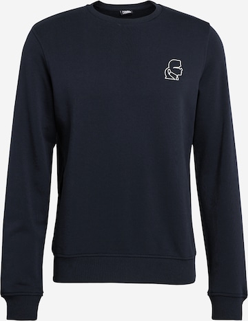 Karl Lagerfeld - Sweatshirt em azul: frente