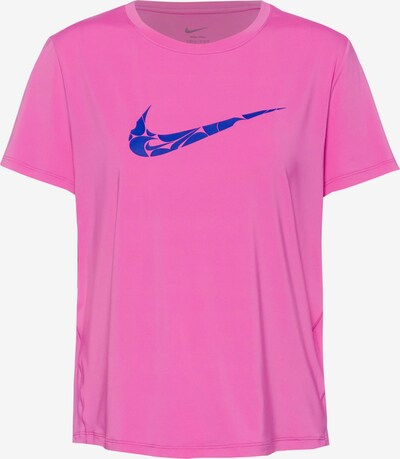 NIKE Funktionsshirt 'ONE SWSH HBR' in blau / pink, Produktansicht