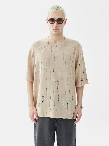 T-Shirt 'Campanula' VAMOS CLO en beige : devant