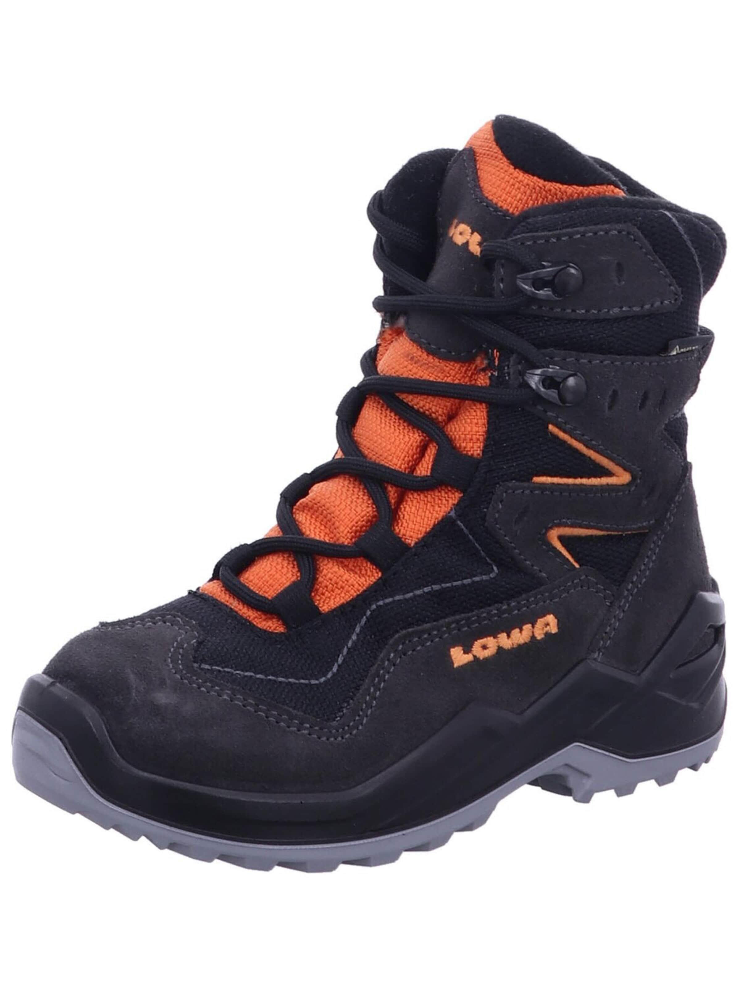 LOWA Boot 'Stiefel Jungen 640530 9728 Leder-Mix in grau' in Grey: front