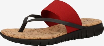 Rapisardi T-Bar Sandals in Red