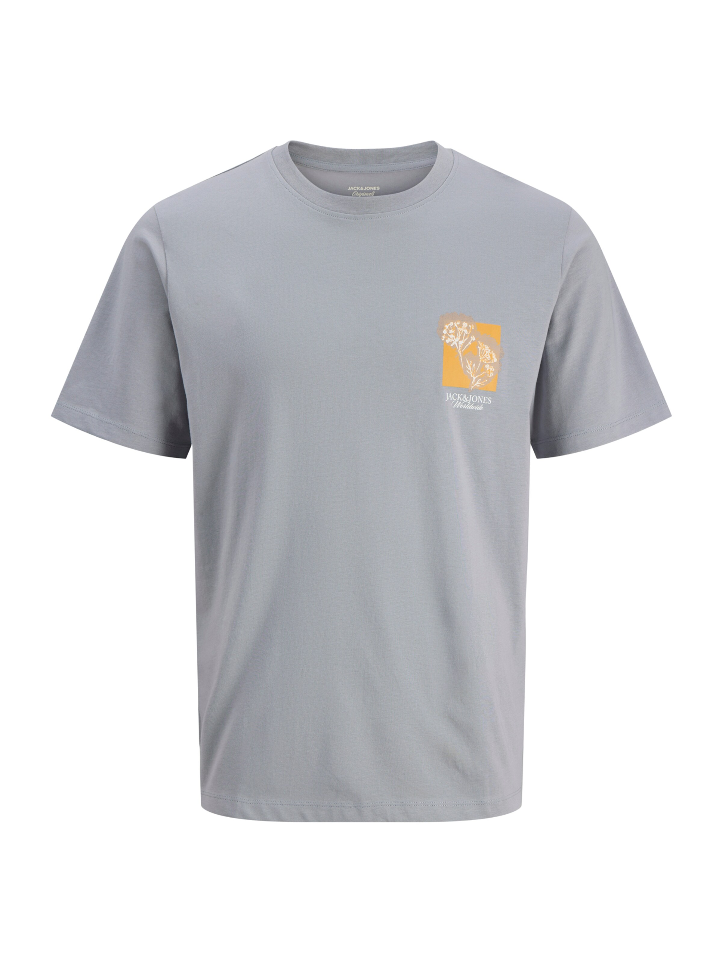 T-Shirt 'JORMONTAUK' Jack & Jones Plus en bleu : devant