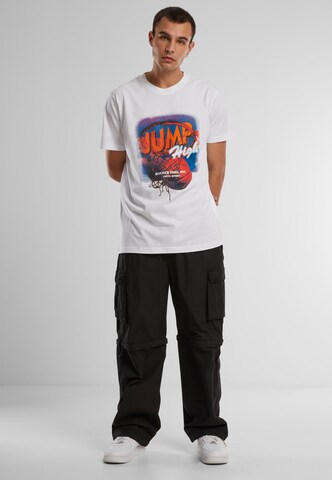 T-Shirt 'Jump high' Mister Tee en blanc