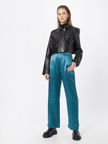 Max Mara Leisure Loose fit Trousers 'FISCHIO' in Blue