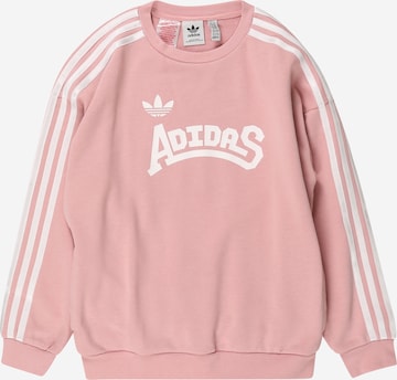 ADIDAS ORIGINALS Sweatshirt in Pink: predná strana