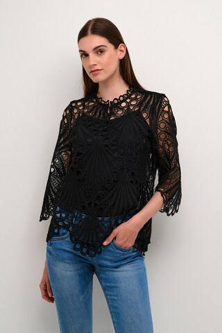 Cream Bluse 'Hilla' in Schwarz: Vorderseite