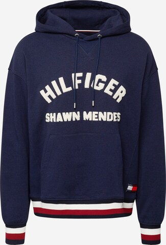 TOMMY HILFIGER Sweatshirt in Blauw: voorkant