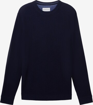 TOM TAILOR Sweater in Blue: front