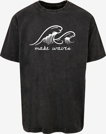 Merchcode T-Shirt 'Summer - Make waves' in Grau: predná strana