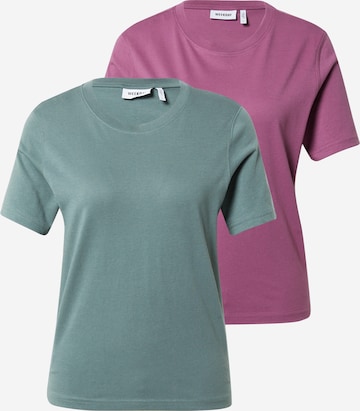 WEEKDAY Тениска 'Essence Standard' в зелено: отпред