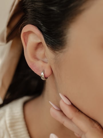 Boucles d'oreilles 'Dome' Hey Happiness en argent