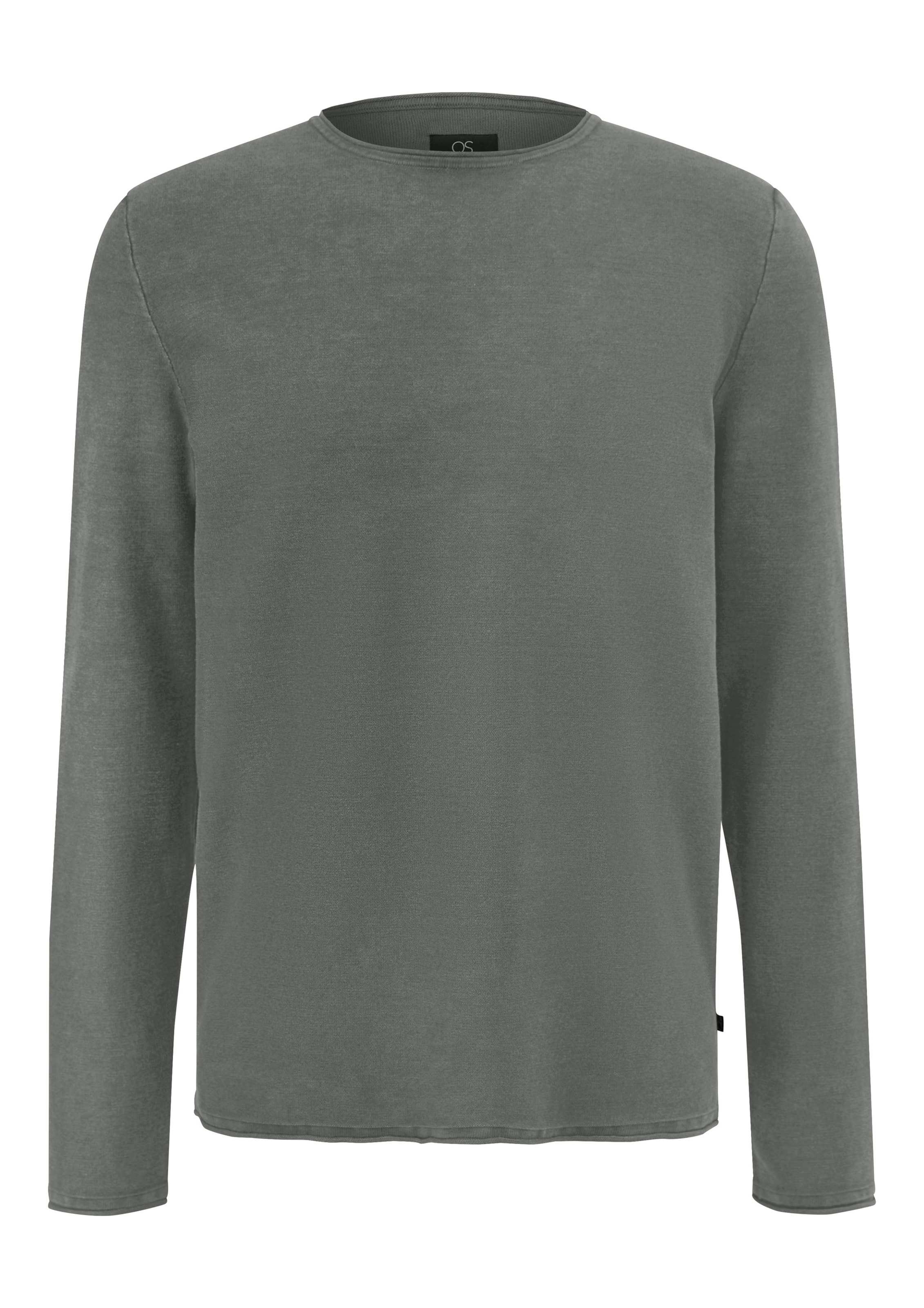 Pull-over QS en gris : devant