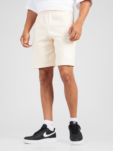 Nike Sportswear Regular Trousers 'Club' in Pink: front