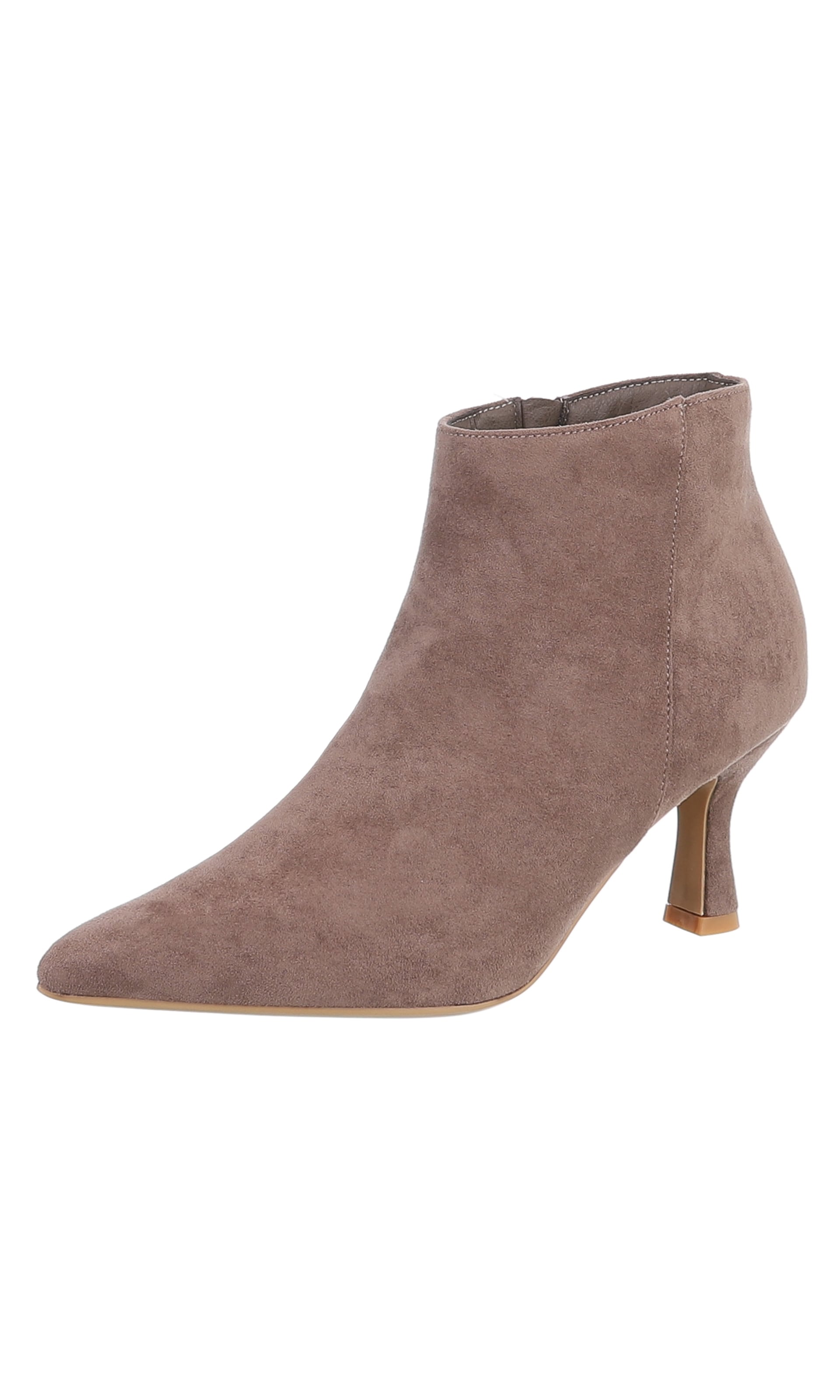Ital-Design Stiefelette in Braun: Vorderseite