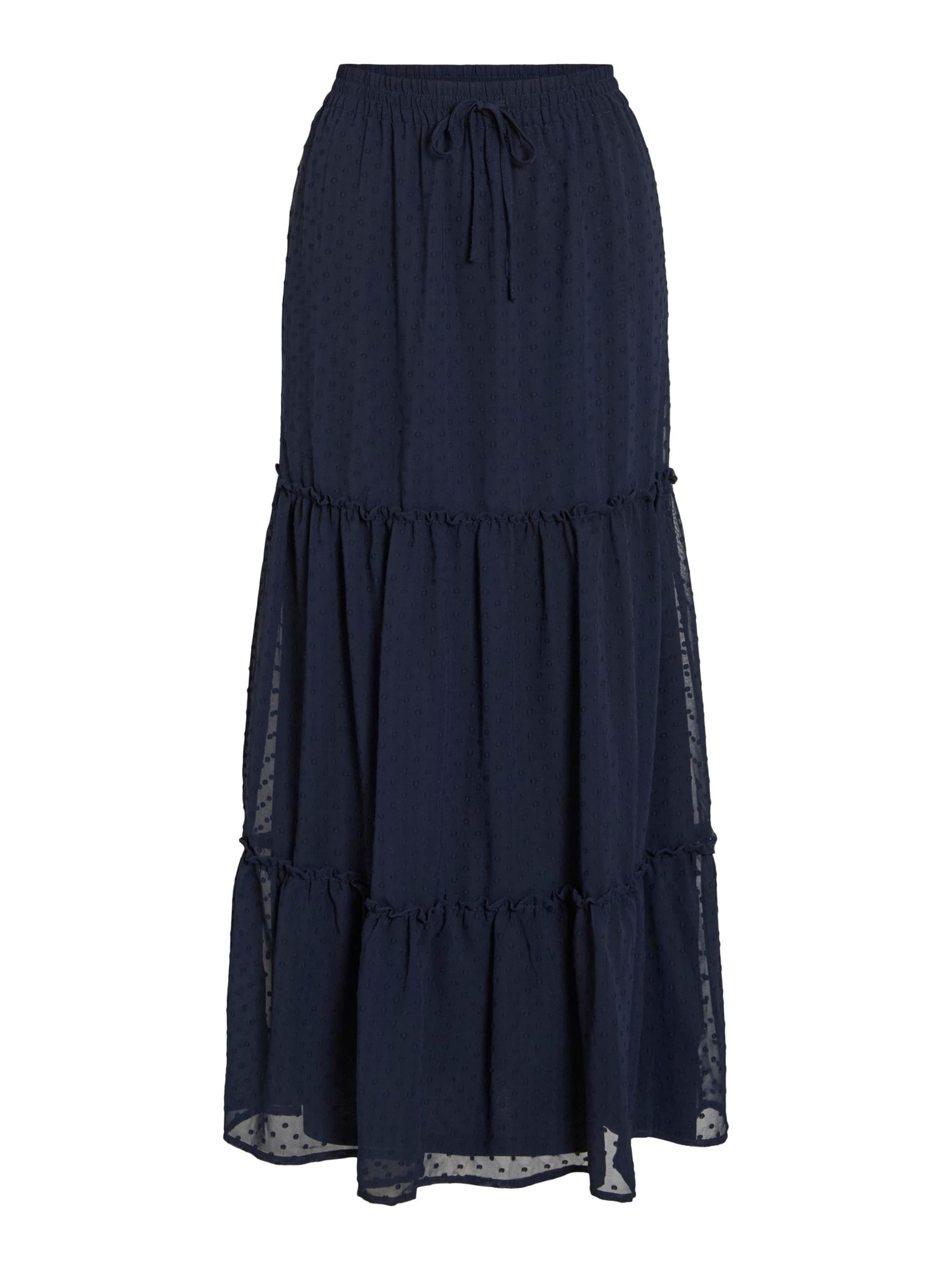 VILA Sukňa 'VIDobbi' - Modrá: predná strana